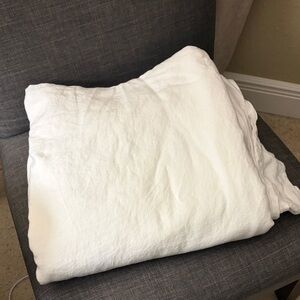 Closet Clean Out Pottery Barn 100% Linen duvet